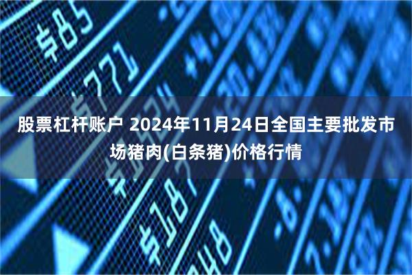 股票杠杆账户 2024年11月24日全国主要批发市场猪肉(白条猪)价格行情