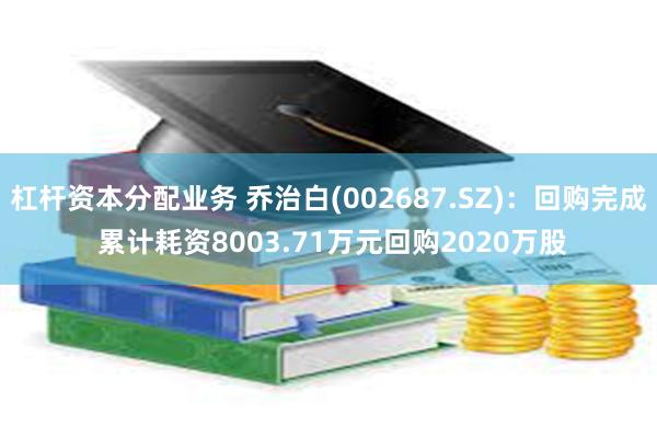 杠杆资本分配业务 乔治白(002687.SZ)：回购完成 累计耗资8003.71万元回购2020万股