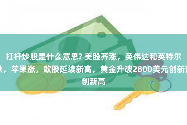 杠杆炒股是什么意思? 美股齐涨，英伟达和英特尔跌，苹果涨，欧股延续新高，黄金升破2800美元创新高