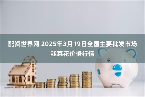 配资世界网 2025年3月19日全国主要批发市场韭菜花价格行情